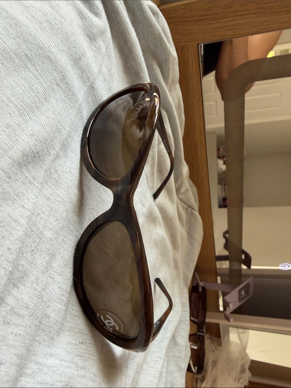 Authentic Vintage Chanel 5027 Sunglasses Tortoise Y2K